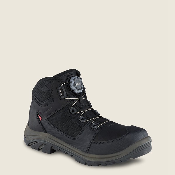 Bottes de Randonnée Red Wing - Trades - 5-Inch Waterproof Safety Toe - Noir/Grise - Homme 076HUVLOW